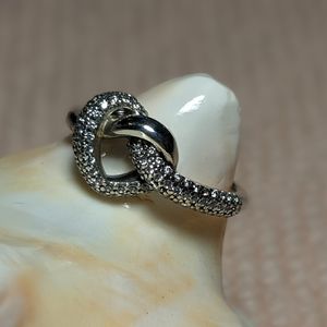 Authentic Pandora Knotted Heart Ring